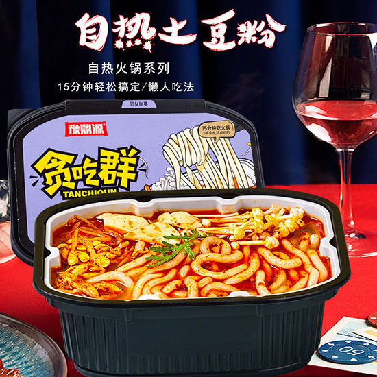 豫鼎源自熱土豆粉自熱鍋374克